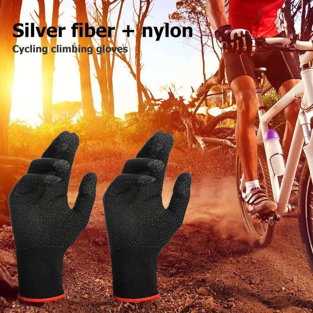 Breathable Sweatproof Knit Thermal Unisex Anti Slip Touch Screen Motorcycle Gloves Sports Full Finger XJ260202
