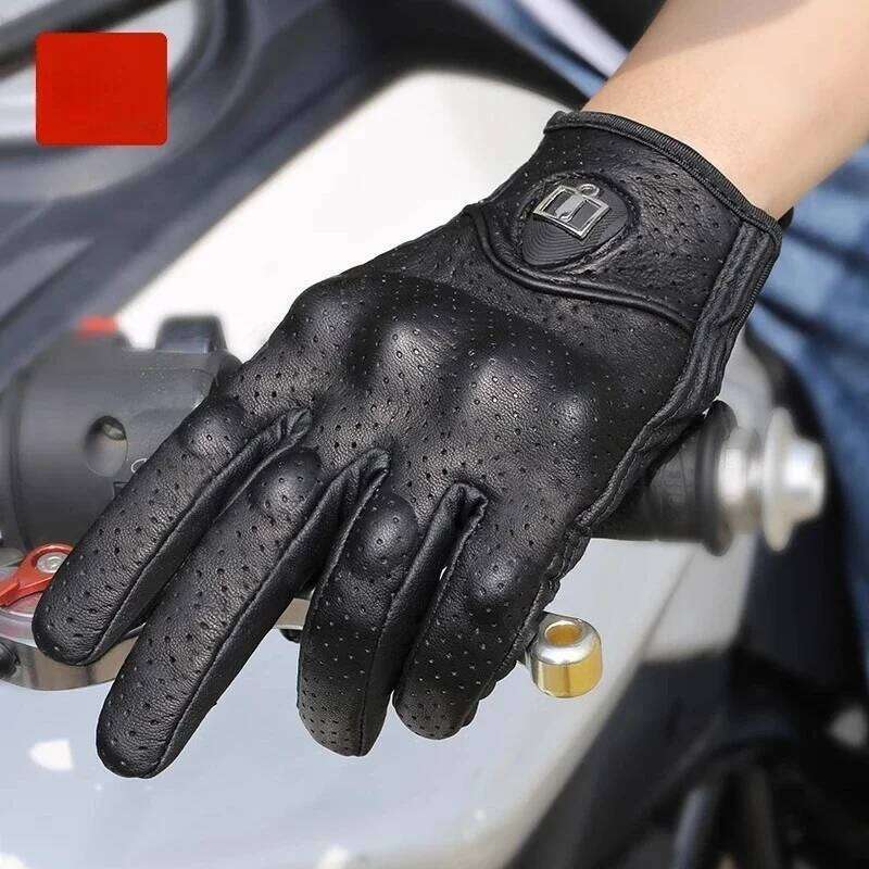 Waterproof Warm Thickened Leather - Autumn Winter Motorcycle Bicycle Riding Gloves XJ260202