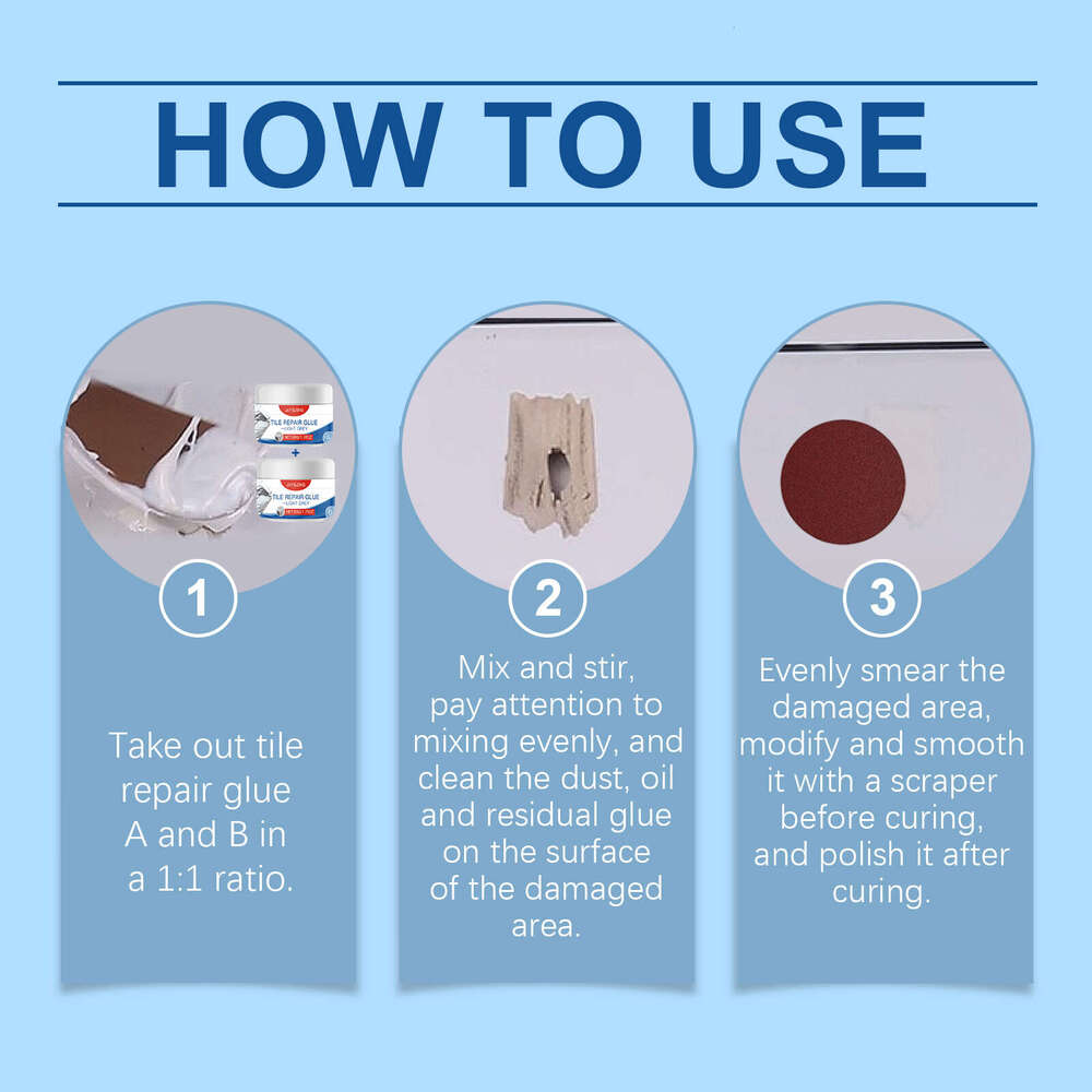 Light Gray Living Room Bathroom Wall Leak Waterproof Sealing Tile Repair Glue S260202