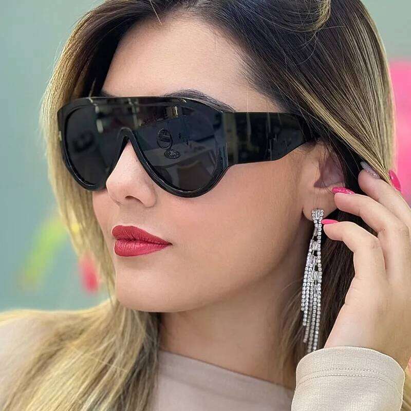 New Women's Men's Round Double Color Fashion Retro Trend Sunglasses Travel Street Photo Holiday Party Beach Glasses H260202