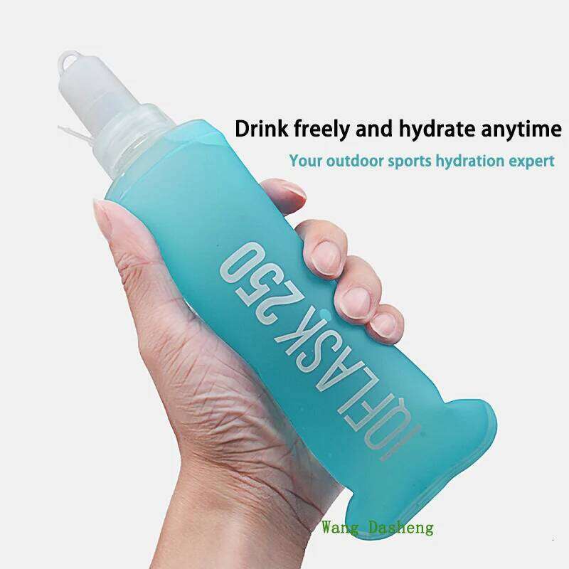 BPA Free Silicone Bite Valve TPUSports Soft Flask Lightweight and Collapsible Outdoor Cycling & Hiking Portable Hydration Bottle Z260202