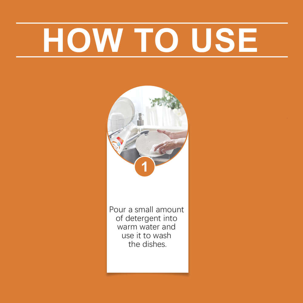 JAKEHOE Dishwashing Kitchenware Bowl and Chopsticks Decontamination Degreasing Fresh Gentle Cleaning Dish Liquid S260202