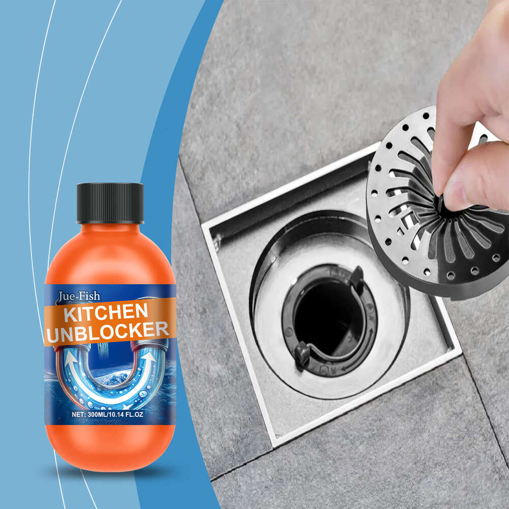 Jue-Fish Unblocker Sink Drain Kitchen Toilet Pipe Odor Cleaner S260202
