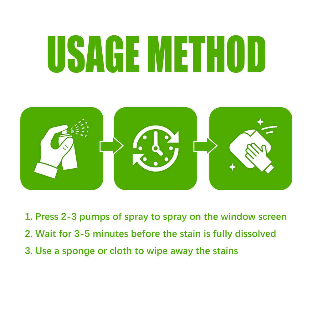 Jue-Fish Window Screen Cleaning Powerful Removal Oil Stain Clean Bright Foam Spray S260202