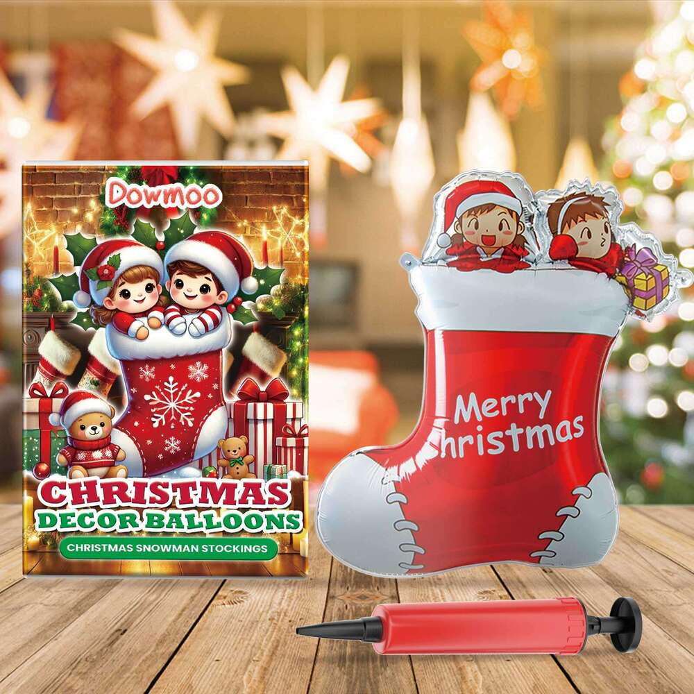 Dowmoo Balloons Balloon Standing Santa Reindeer Christmas Tree Event Decoration S260202 8f5