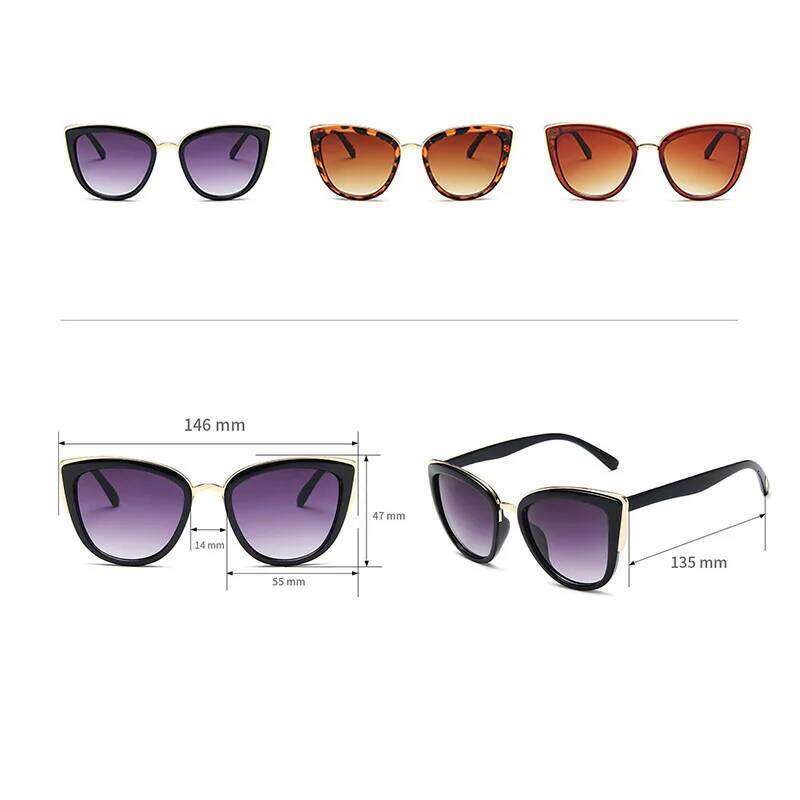 New Fashion Sunglasses High Quality Retro Sun Glasses Classic Cat Eyes Women And Men Luxury Eyeglass UV400 H260202