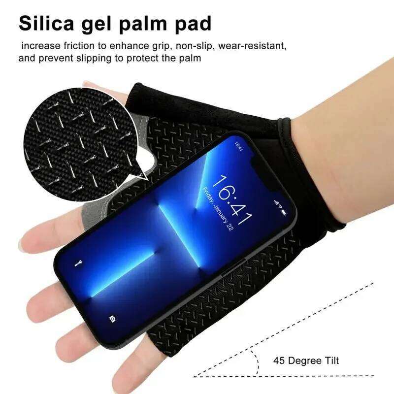 Half Finger Cycling Breathable Non-slip Outdoor Sports Shock Absorption Lightweight Durable Gym Training Gloves XJ260202