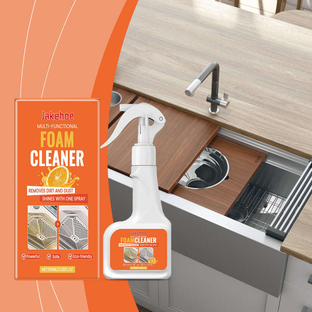 Multi-Purpose Foam Cleaner Multi-Use Household Product Dissolves Stains Removes Oil S260202