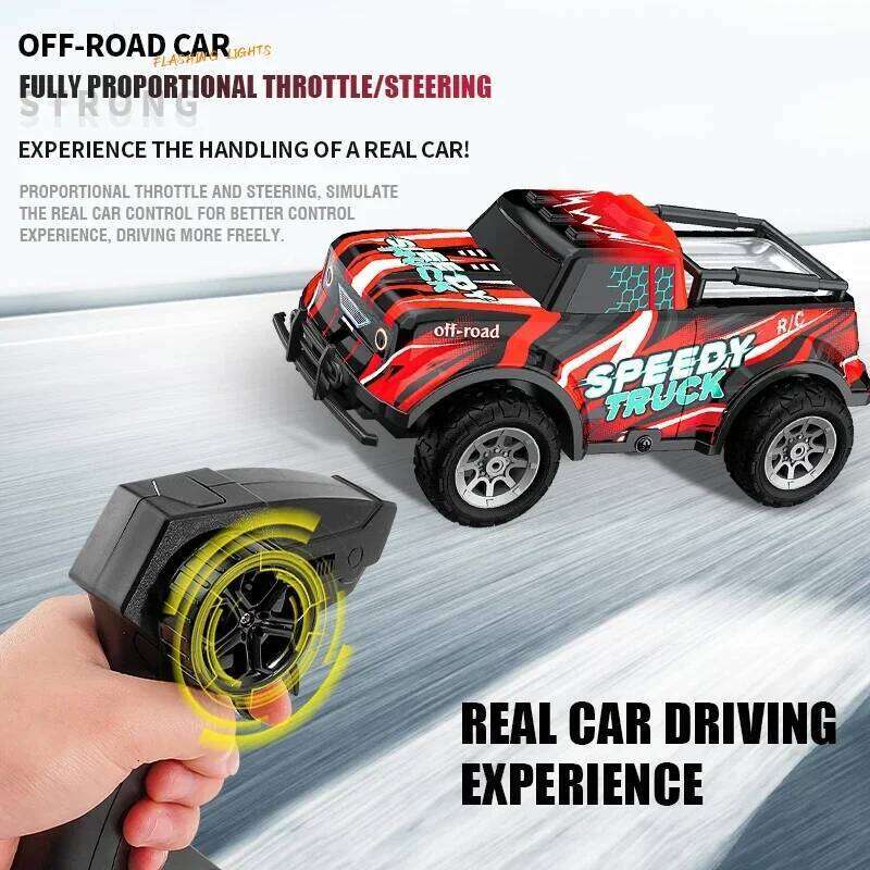 Luminous RC High Speed Remote Control Climbing Off-road Car All-Terrain Drift Truck Racing Vehicle Kid Birthday Gifts Y260131