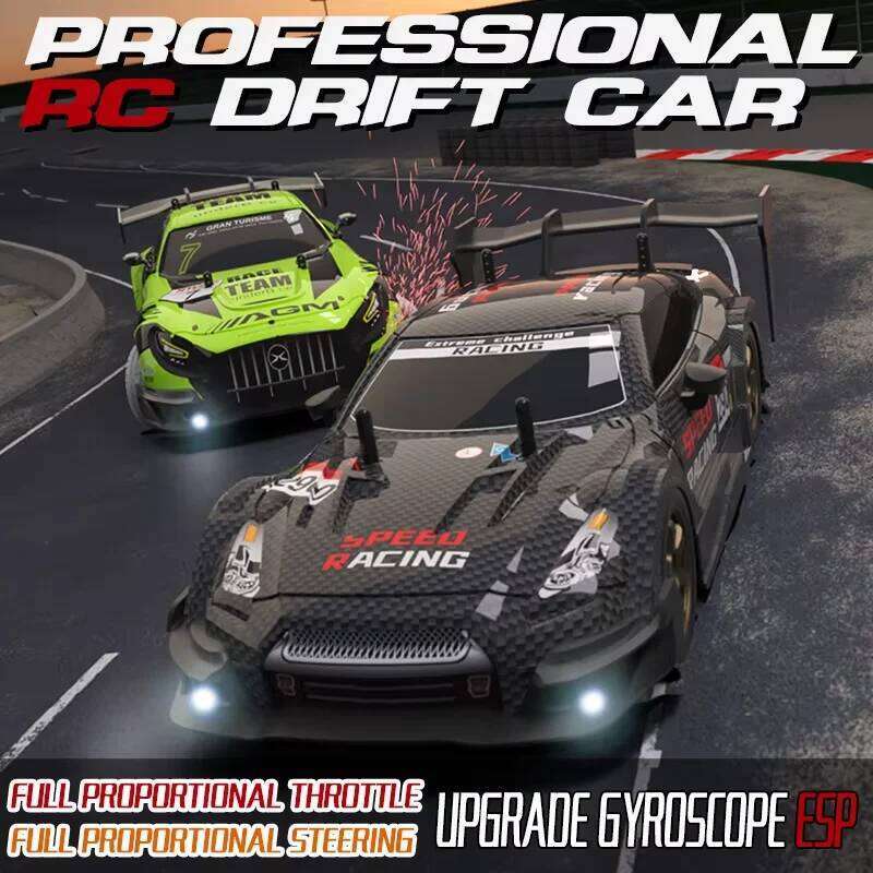 40KM/H High-Speed Remote Control Car1:16 4WD Rechargeabl Racing Drift Electric Graffiti RC Cars Birthday Toys for Boys Y260131