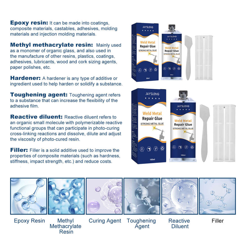 100ml Metal Stone Ceramic Steel Mold Crack Pattern Waterproof High Temperature Resistant Glue S260202