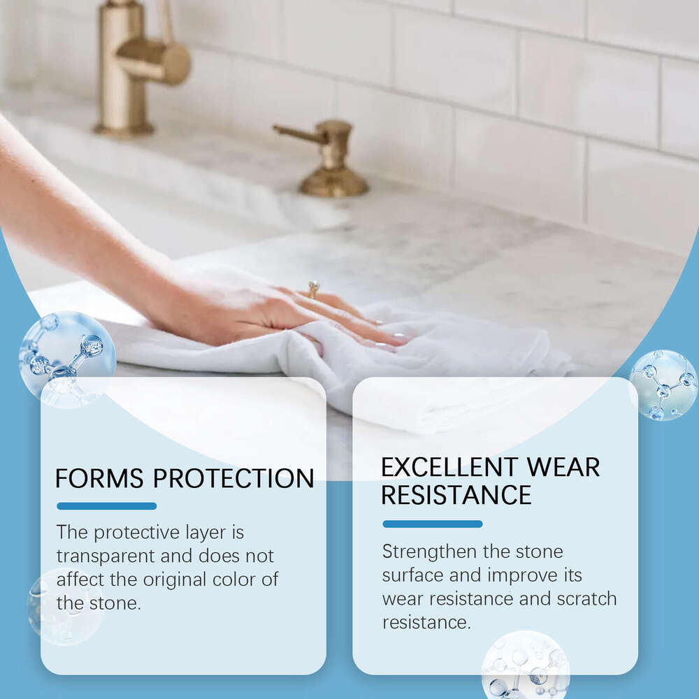 Jakehoe Marble Cleaning and Polishing Kitchen Tile Countertop Scratch Repair Cleaner Stone Crystal Coating Agent S260202
