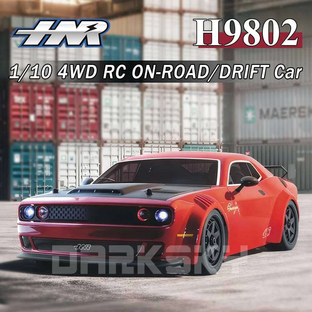 HNR H9802 4x4 Brushless RC On-Road 1/10 Electric Remote Control Flat Running Drift Racing Car Adult Children's Toys Y260131