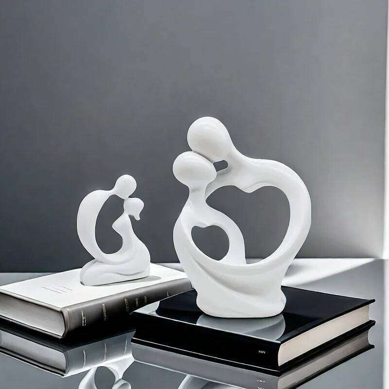Style Abstract Figure Art Couple Ornaments Nordic Minimalist Home Decoration Valentine's Day Gifts Y260202