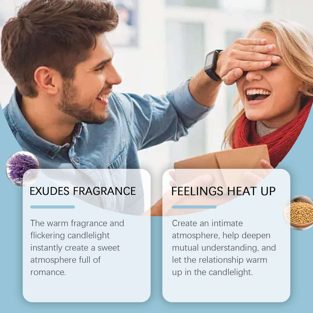 Roxelis Lavender Scented Candle Fresh Light Elegant Romantic Atmosphere Daily Home Fragrance Long-lasting Scent S260202