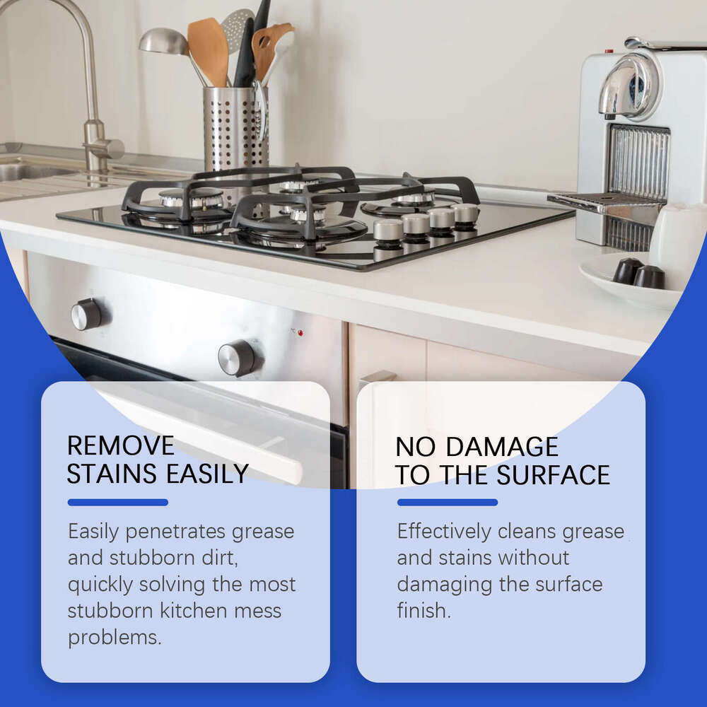 Jaysuing Household Degreaser Stain Remover Gentle Cleaning Kitchen Grease Cleaner S260202