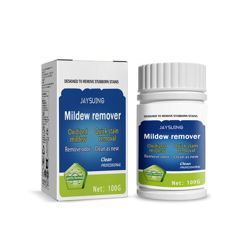 Jaysuing Mildew Removal Powder Multi-Purpose Household Cleaner for Walls, Refrigerators, Washing Machines, Gaskets, Tiles, and Sinks S260202