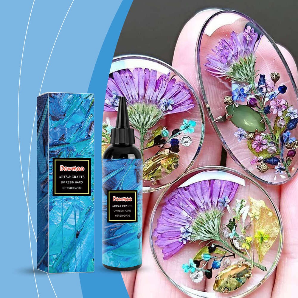 Dowmoo Resin Mold Curing Plastic Transparent Quick-drying Glue Odorless Crystal Epoxy S260202