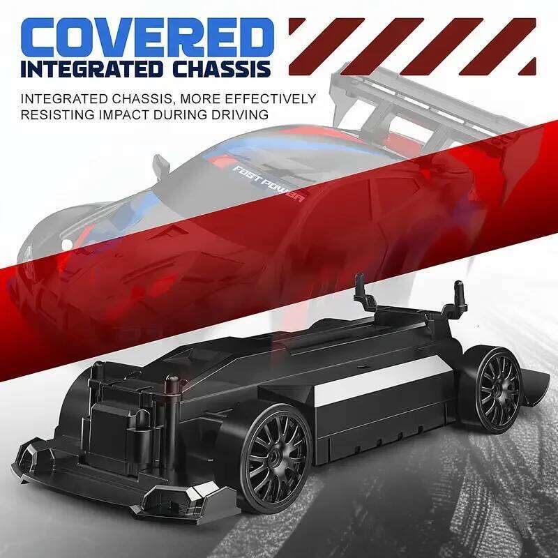 2.4G RC Drift 1:24 30KM/H High Speed M4 Sport LED Lights With Extra Tires Racing Car Full Proportion Toy Gift Y260131