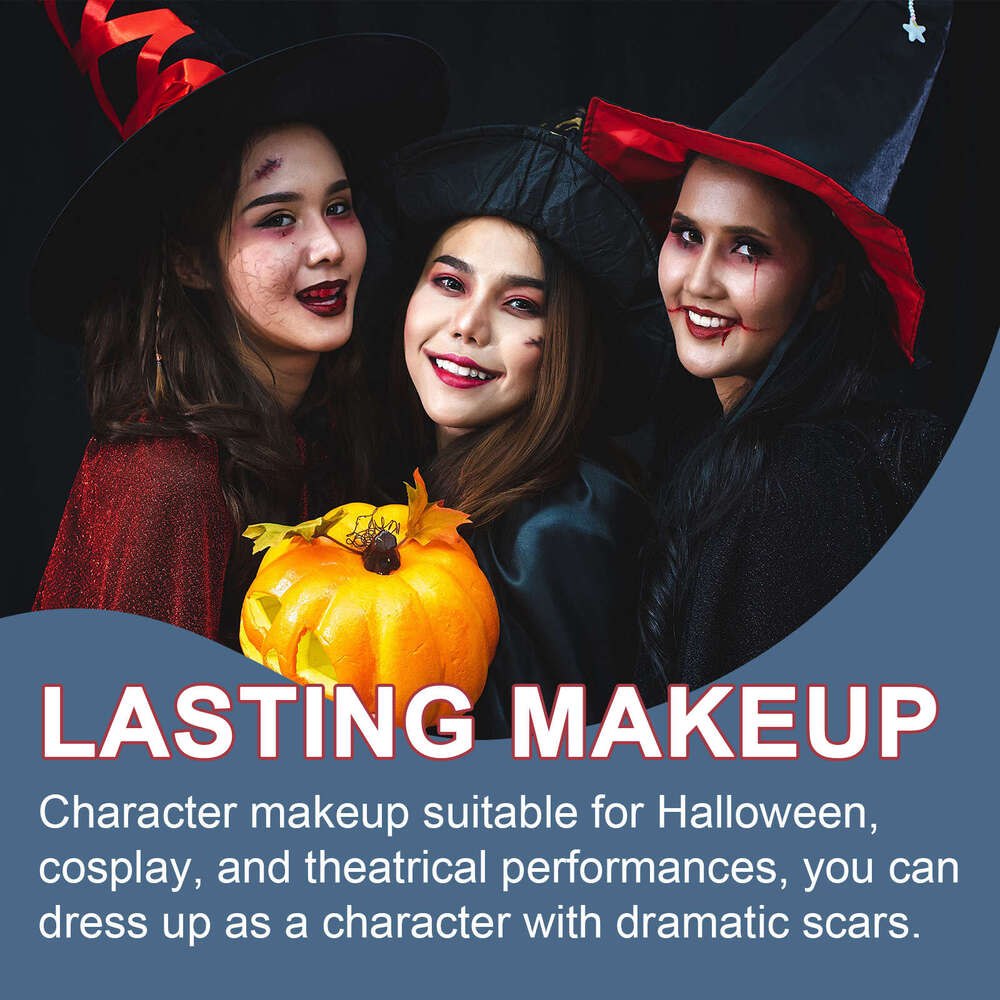 Halloween Festival Party Costume Horror Scar Wound Makeup Liquid S260202
