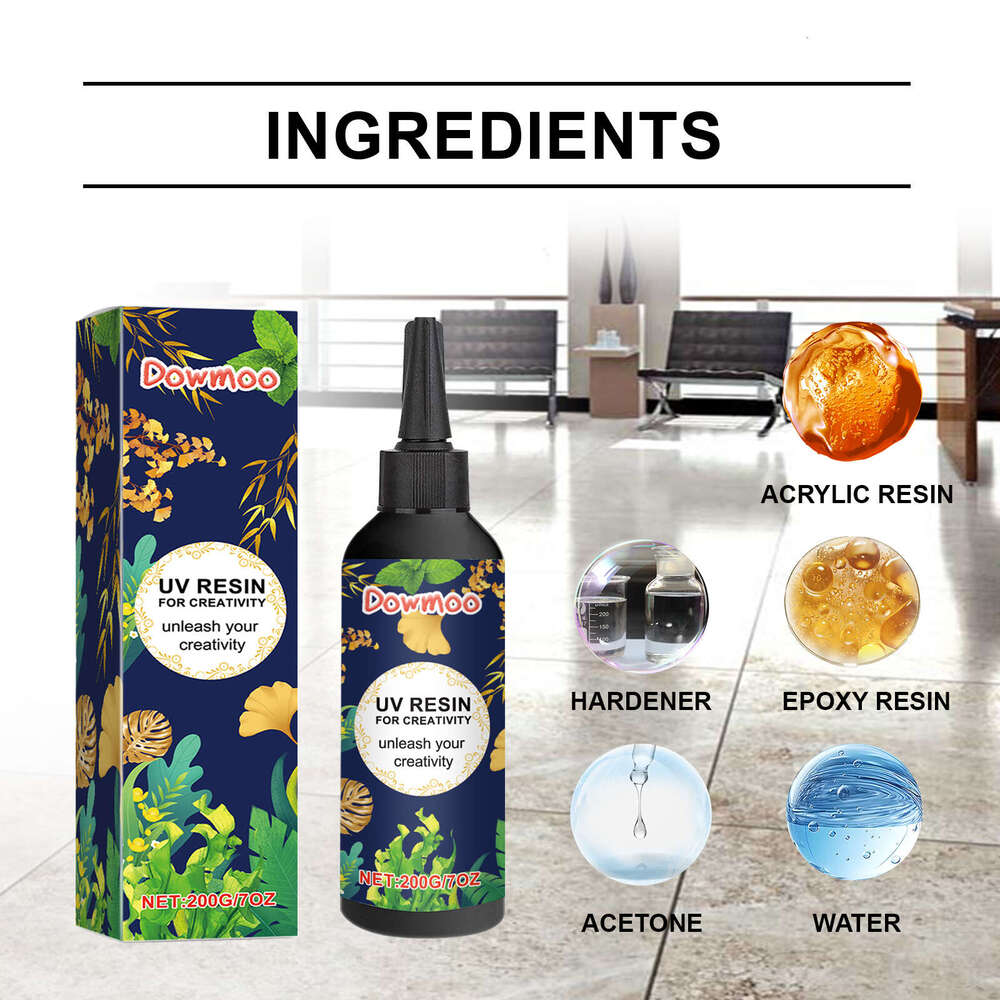 Dowmoo Epoxy Creative UV Nail Art Shadowless Glue Quick-Drying Resin S260202