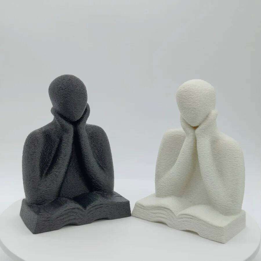 An Abstract Ornament, 3D-printed Thinking Figure Statue, Desktop Decoration for Readers, and A Graduation Season Gift Y260202