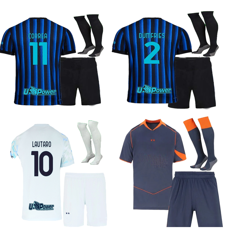 25 26 Inter Jersey 10 LAUTARO Martinez maillot THURAM BARELLA 2025 2026 Kit Maillot de FRATTESI PAVARD BASTONI fans Camisetas Milans men kids kit uniforms shirt