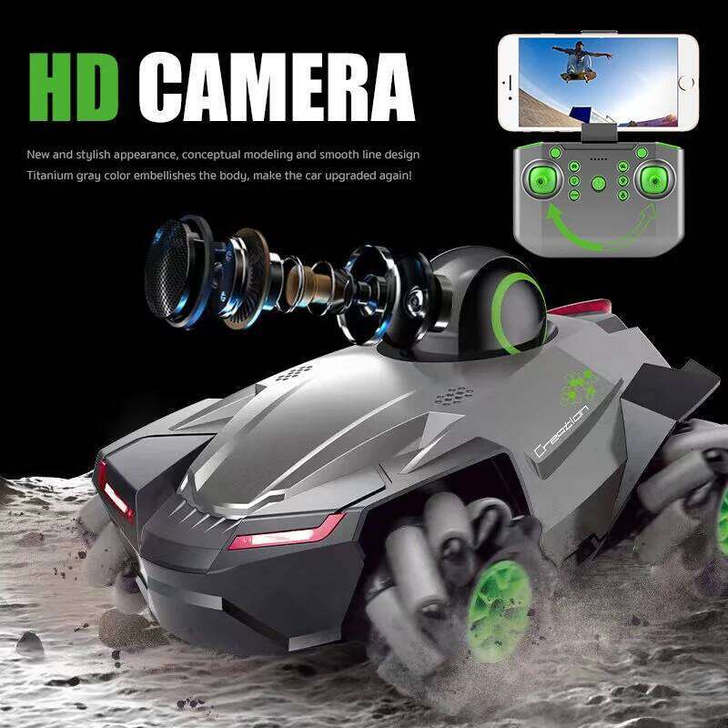RC 1:20 With Video 2.4G WIFI FPV HD 360 Rotation Stunt Camera Car Kids boy toys Y260131