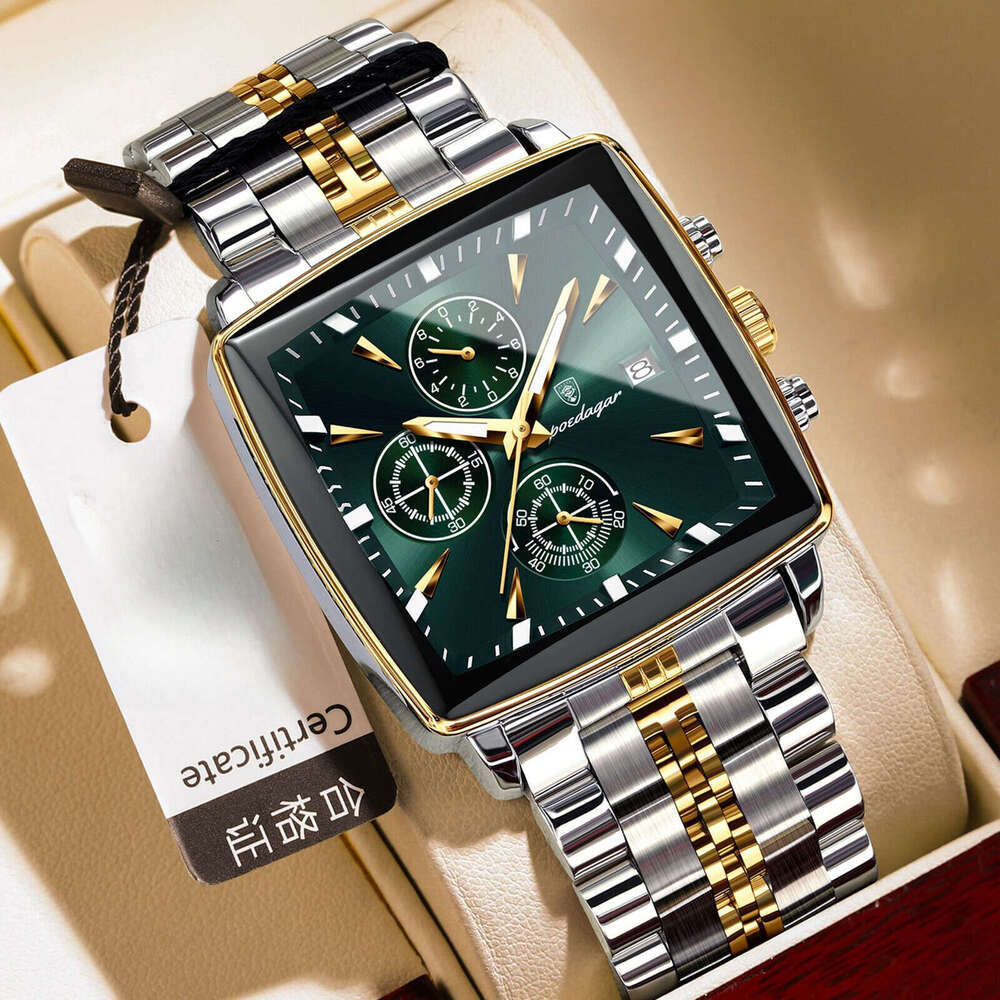 Trendy multifunctional new men's watch timing waterproof quartz watch explosive watch - view 7