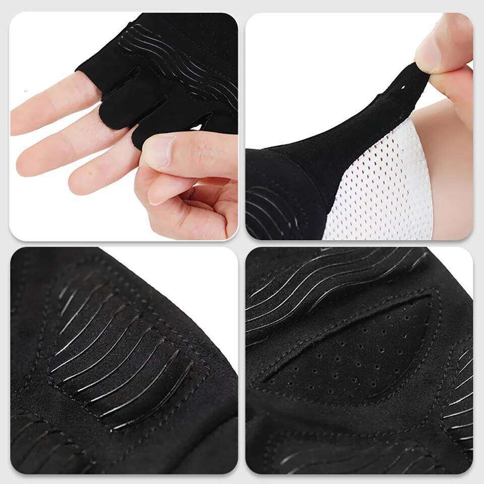 GTUBIKE Wear-resistant, Anti slip, Breathable Riding Gloves for Men and Women, Half finger Outdoor Road Cycling Sport XJ260202