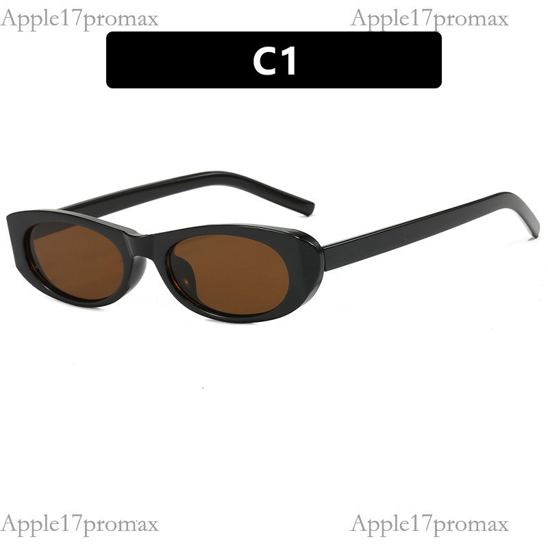 Luxury Brand Designer Oval Small Frame European And American Personality Fashion 2026 New Beach Sun Protection Seaside Sunglasses For Women - view 7