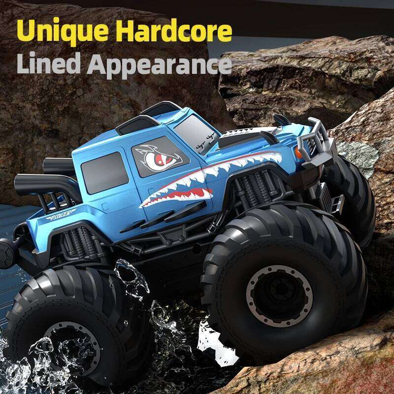 JJRC Monster truck Q215 RC remote control car 2.4G 4-wheel drive climbing all-terrain waterproof armored vehicles children's toy Y260131
