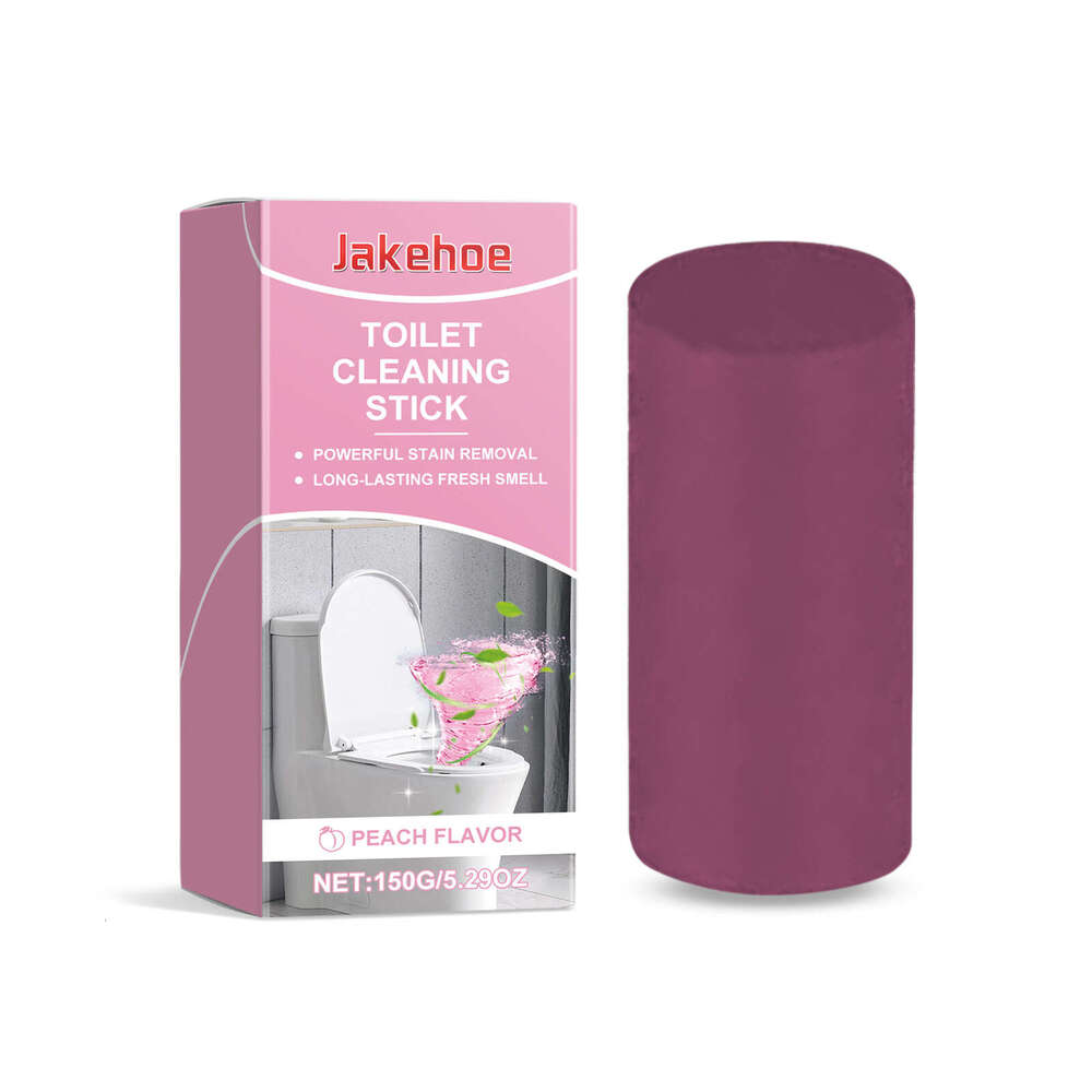 Jakehoe Peach Bathroom Toilet Urine Stains Odor Dirt Household Fresh Scent Cleaning Stick S260202