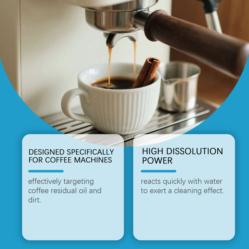 Jue Fish Coffee Machine Stain Removal Descaling Filter Household Universal Cleaning Tablets S260202