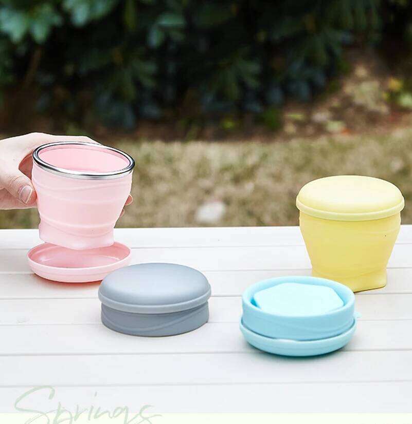 Macaron Cute Fun Folding Water 180ml Compressed Cup Z260202