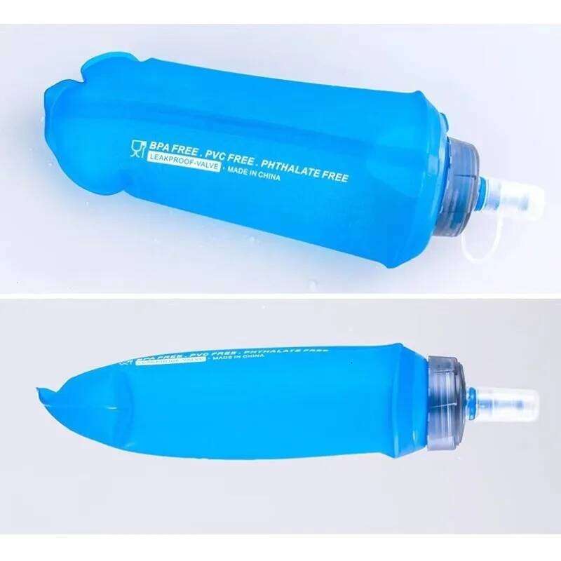 500ml TPU Outdoor Sport Folding Soft Flask Drink Bottle Running Camping Hiking Bicycle Fitness Water Bag Z260202