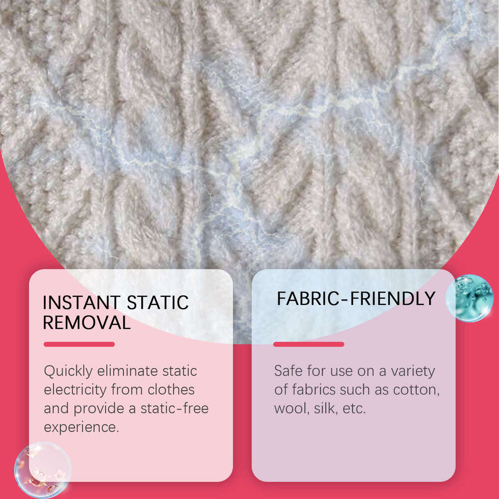 Jakehoe Anti-Static Wrinkle Removal for Clothes Smooth Comfortable Removes Wrinkles and Static-Free Spray S260202