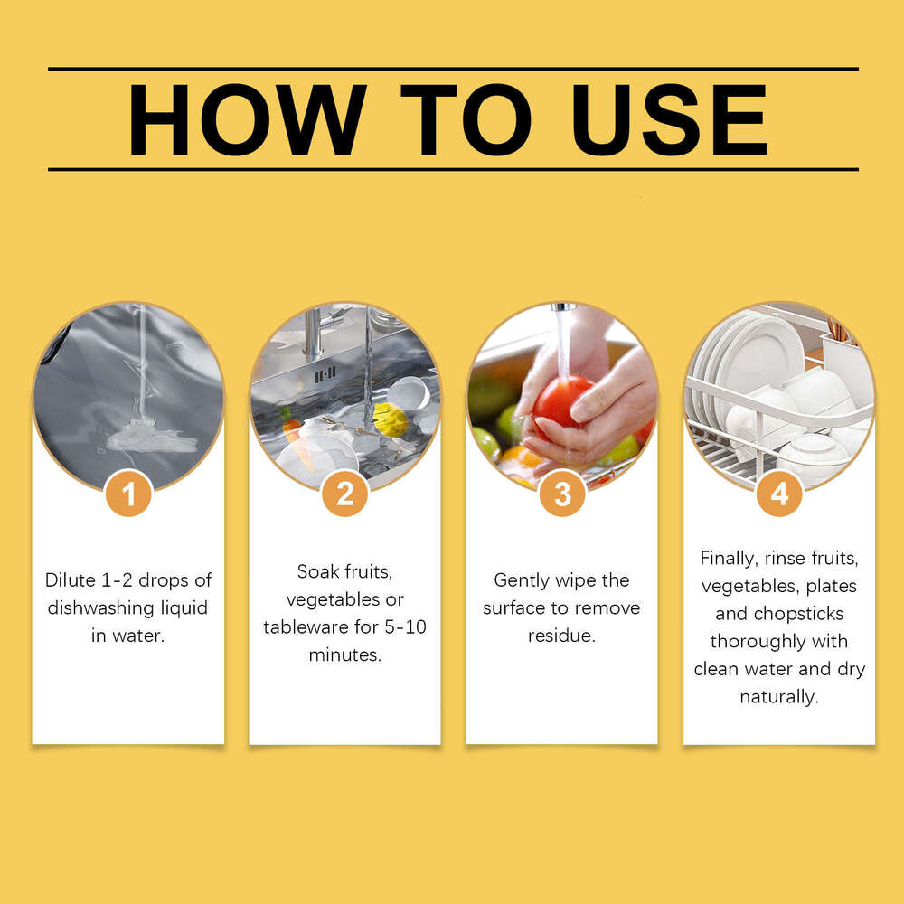 Jakehoe Fruit Vegetable Gentle Degreasing Dishwashing Multi-functional Cleaner for Fruits and Vegetables S260202