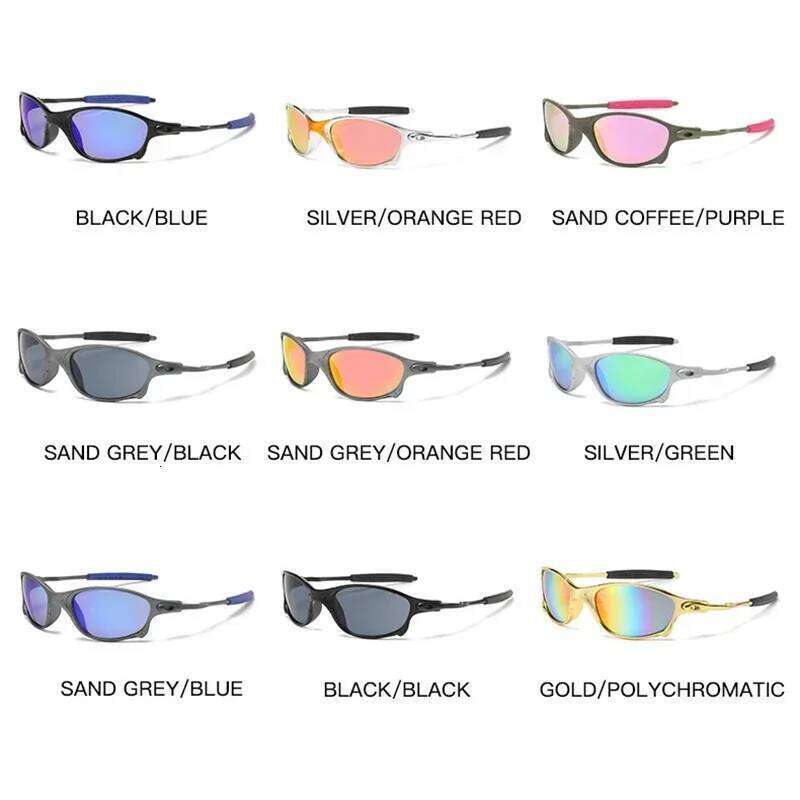 Colorful Sport Sun Goggles UV400 Windproof Sunglasses for Men Women Retro Road Bike Glasses De Sol Masculino H260202