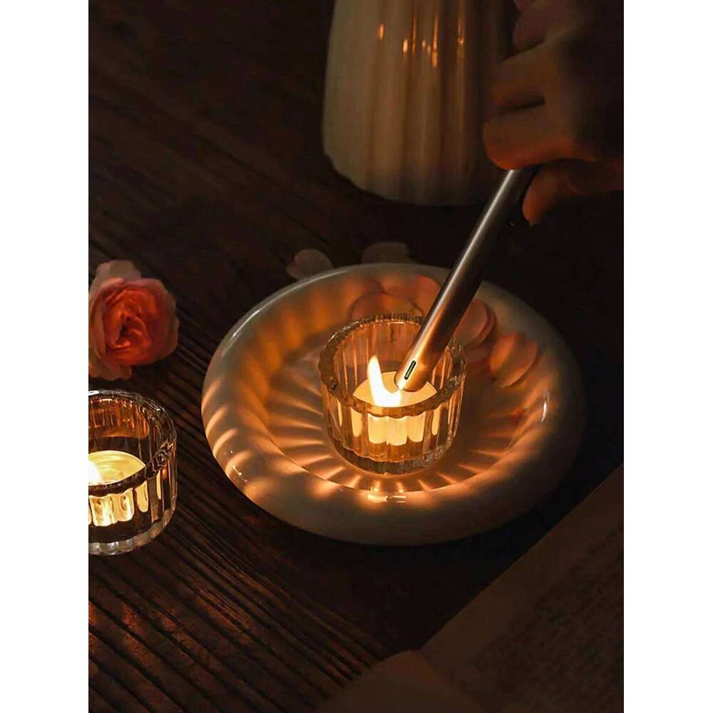 2 Pcs Glass Tealight Candle Holder Small Clear Mini Candlestick Table Centerpiece Home Decorations for Wedding Festival Birthday Y260131