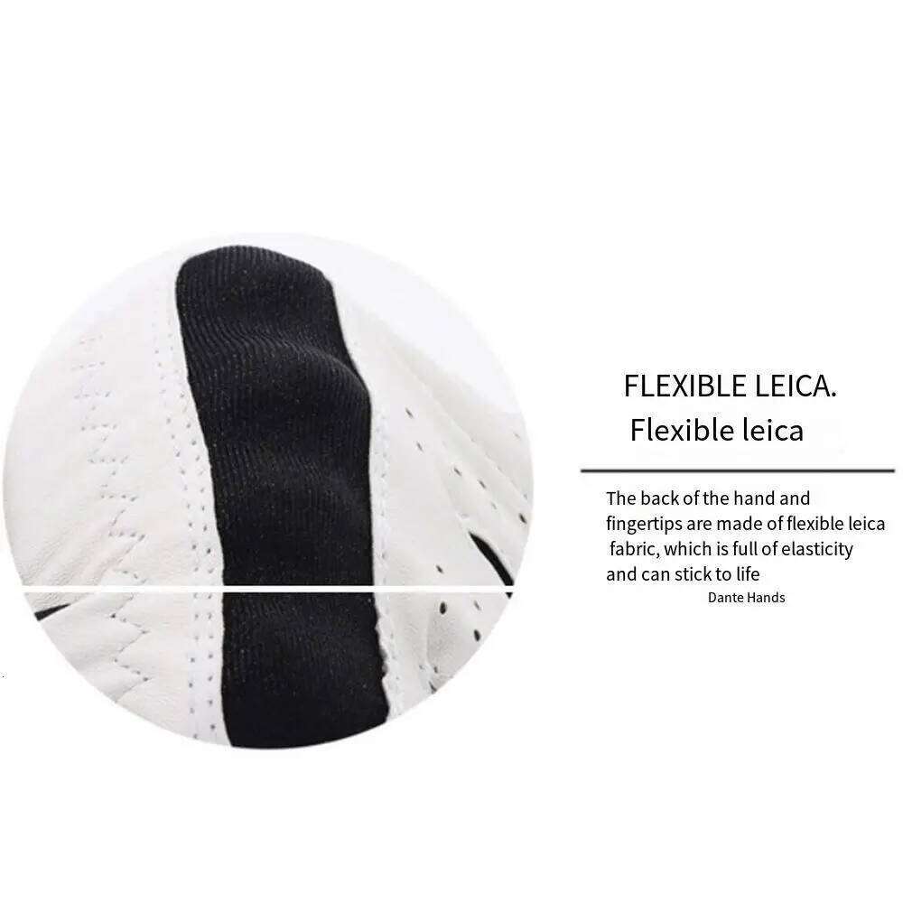 Sheepskin Men's Sports White Breathable Leather Golfing Glove Maximum Grip Single Left Hand Golf Accessories Golfer XJ260202