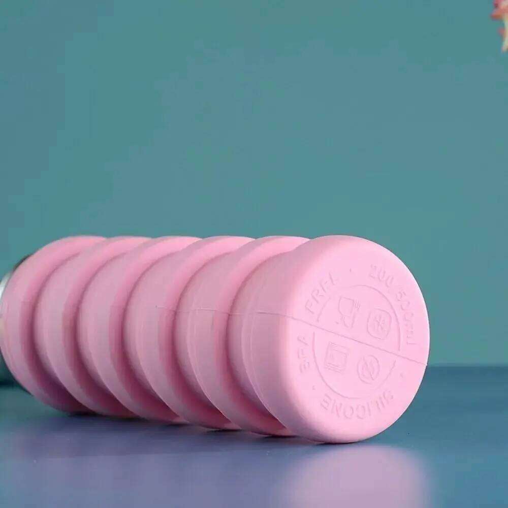 New Silicone Collapsible Wear-resistant Creative Folding Water Cup Gift Sports Sport Bottle Z260202