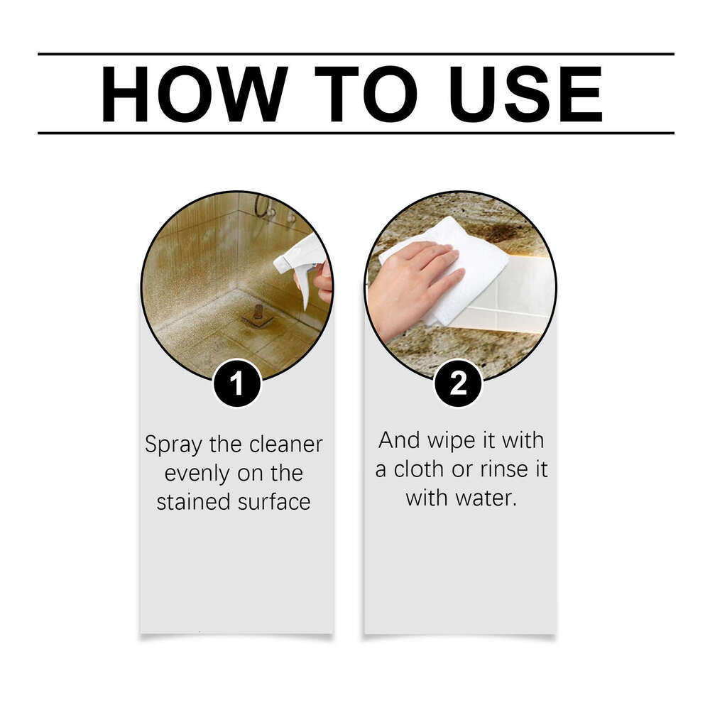 JAKEHOE Bathroom Glass Door Bathtub Tile Crystal Clear Stain Cleaner S260202