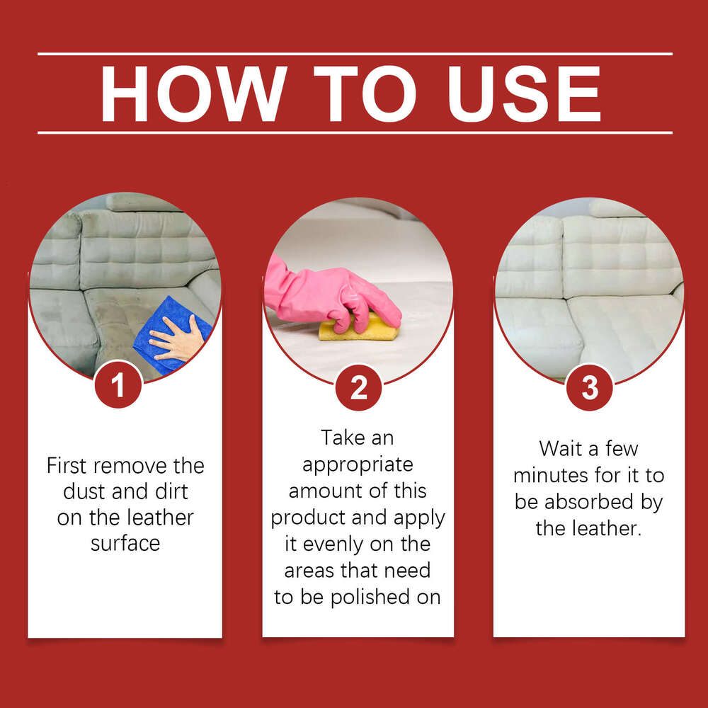 JAKEHOE Cleaning Cream Furniture Polishing Care Sofa Boots Shoes Leather Maintenance S260202