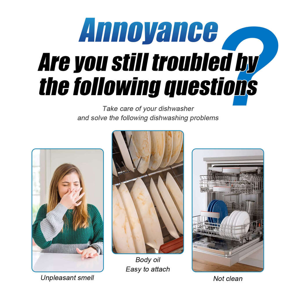 Jakehoe Cleaner Household Small Dishwasher Tableware Dishwashing Stain Removal Dish Cleaning S260202