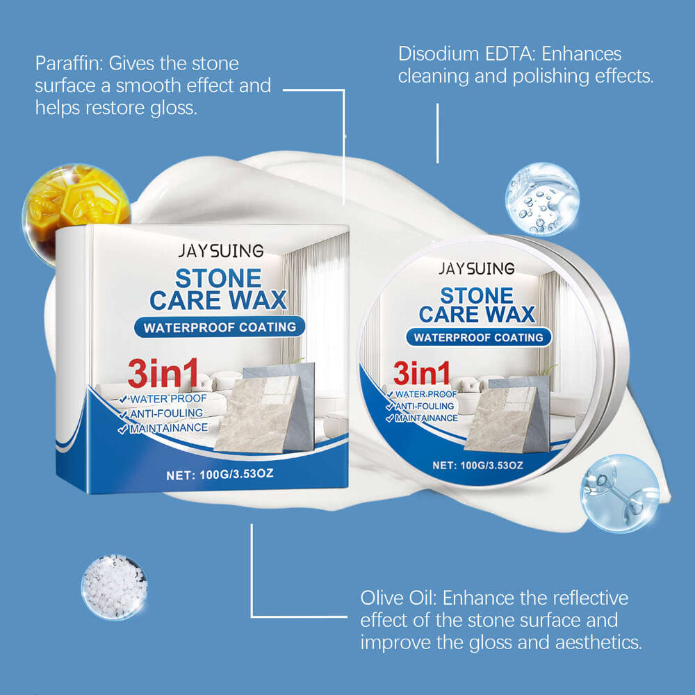 Jaysuing Tile Stone Terrazzo Floor Renovation Polishing Brightening Care Paste S260202