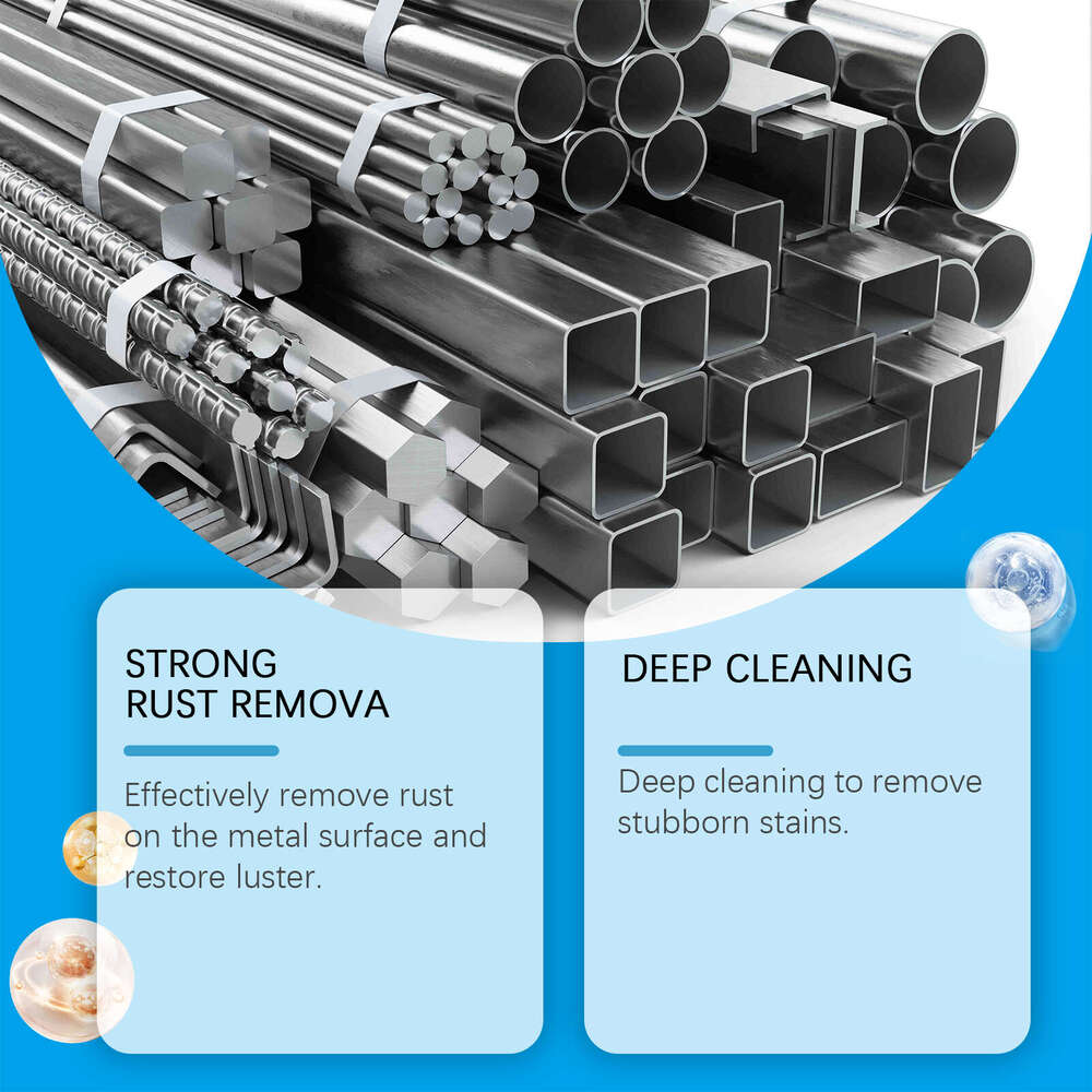 Jue-Fish Multi-Functional Tablets Metal Renovation Car Wheel Screw Cleaning Rust Stain Removal S260202