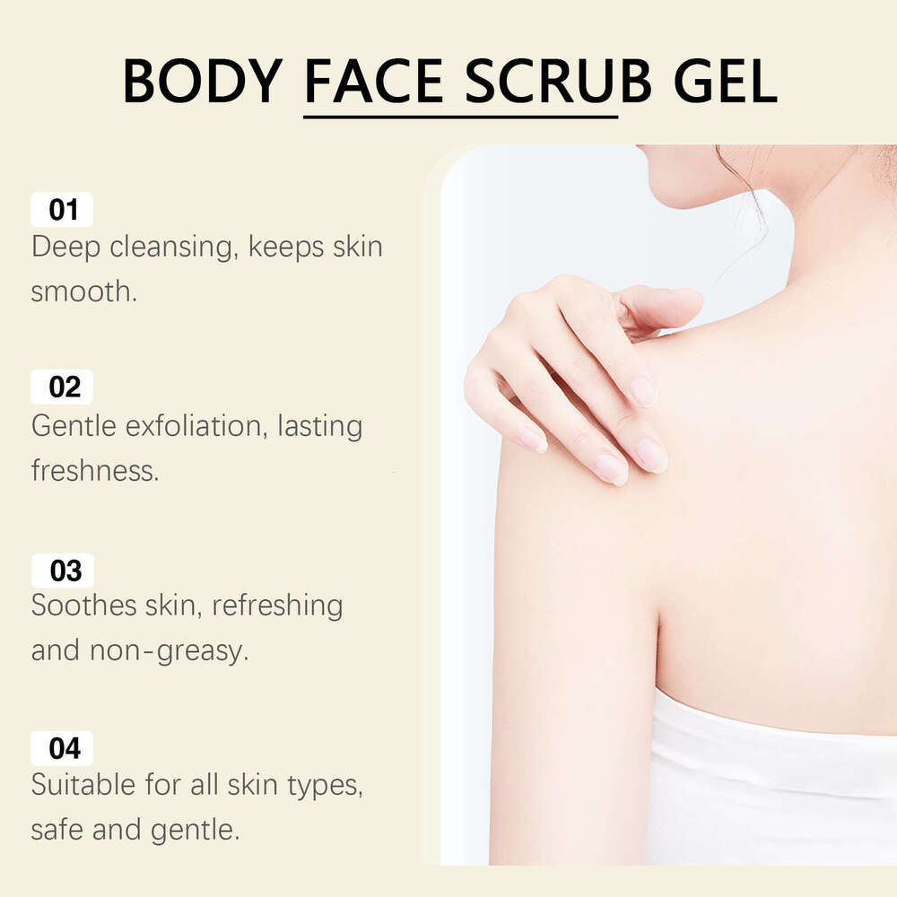 OceAura Exfoliating Care Gel Gentle Exfoliation Tender Cleansing Moisturizing Body Skin S260131