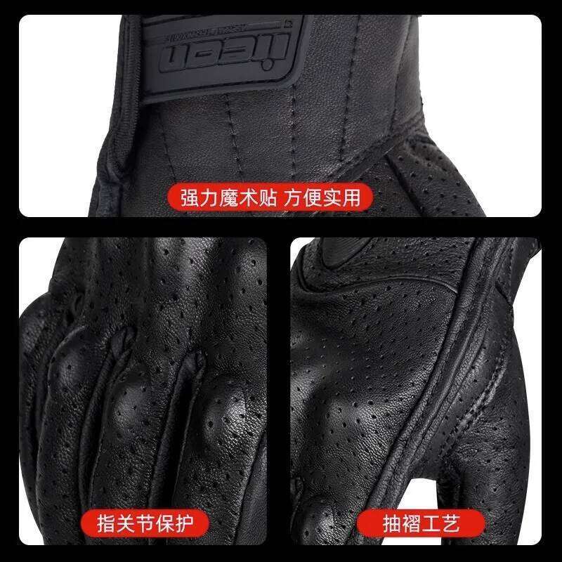 Waterproof Warm Thickened Leather - Autumn Winter Motorcycle Bicycle Riding Gloves XJ260202
