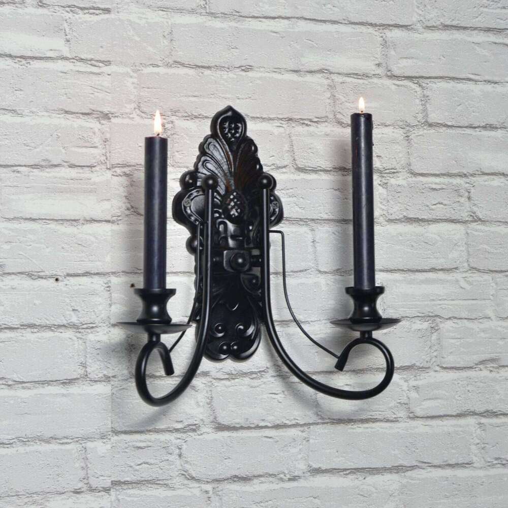 Wall Sconce Candelabra Vintage Retro Candle Holder Ornament for Living Room Patio Farmhouse Fireplace Home Decor Y260131